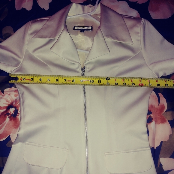 Like NEW 》Vintage French Bazaar Mini Skirt Suit - Picture 8 of 11